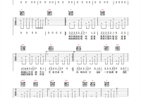任贤齐《伤心太平洋》吉他谱-C调原版高清吉他谱简谱（伤心太平洋吉他谱g调）